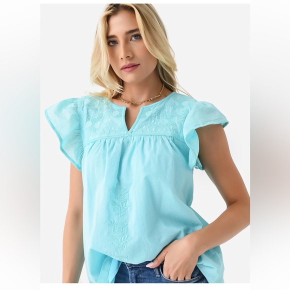 NWT J. Marie The Lake Top MSRP $106 - Picture 2 of 3